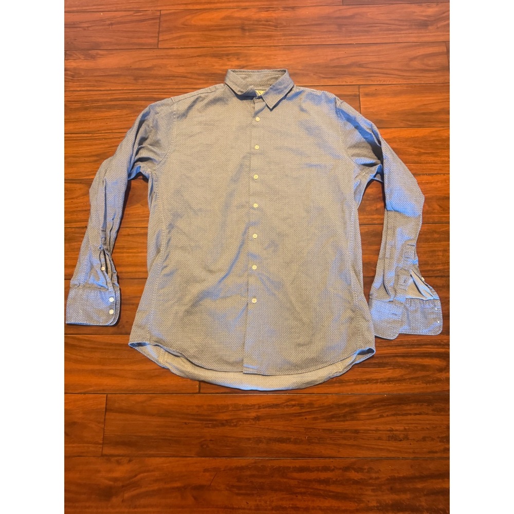 Thomas Pink About Town Slim Fit Shirt Mens 16 41cm Blue/grey